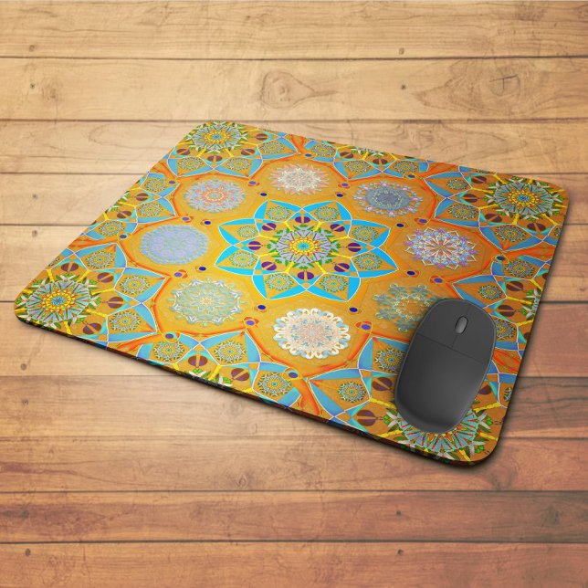 Mousepad Estilo de tangerina mórbida arabesca octo-brilhant (Criador carregado)