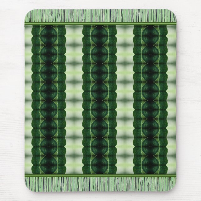 Mousepad Estilo de tapete verde padrão (Frente)