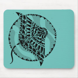 Mousepad Estilo de Tatuagem Tribal Manta Ray