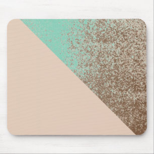 Mousepad Estilo do respingo do pêssego e da hortelã do