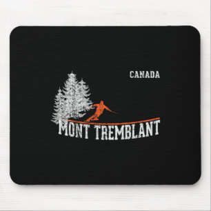 Mousepad Estilo dos anos 80 Mont Tremblant Can. Esqui Vinta
