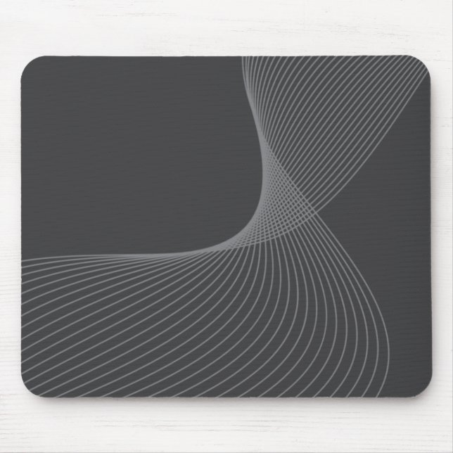 Mousepad Estilo elegante, chic, simples, arte moderna de pa (Frente)