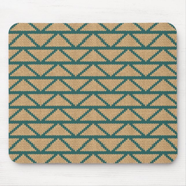 Mousepad Estilo étnico teste padrão feito malha (Frente)