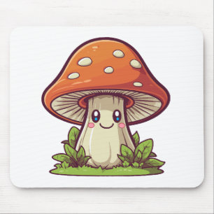 Mousepad Estilo kawaii fofo, Caça de cogumelos