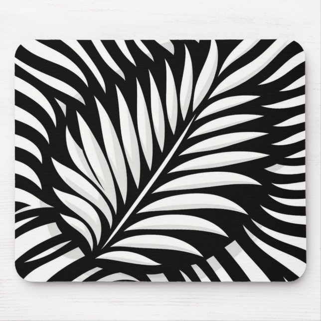 Mousepad Estilo Leaf Zebra Stripes (Frente)