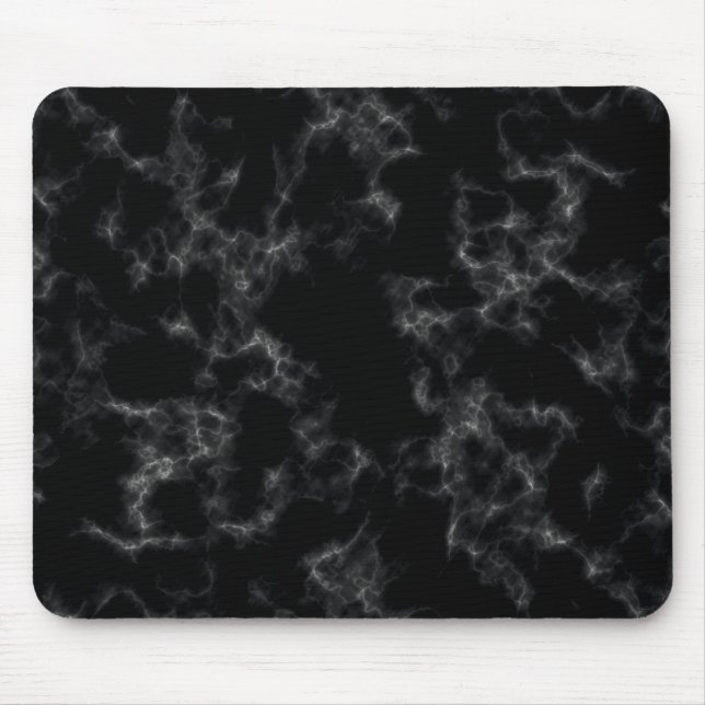 Mousepad Estilo Marble Elegante - preto (Frente)