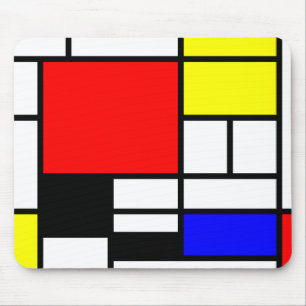 Mousepad Estilo Neo-plasticism de Mondrian