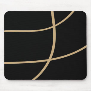 Mousepad Estilo Premium Black Gold Tech