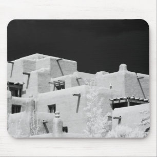 Mousepad Estilo Pueblo Inn adobe em Loretto, Santa Fe, Novo