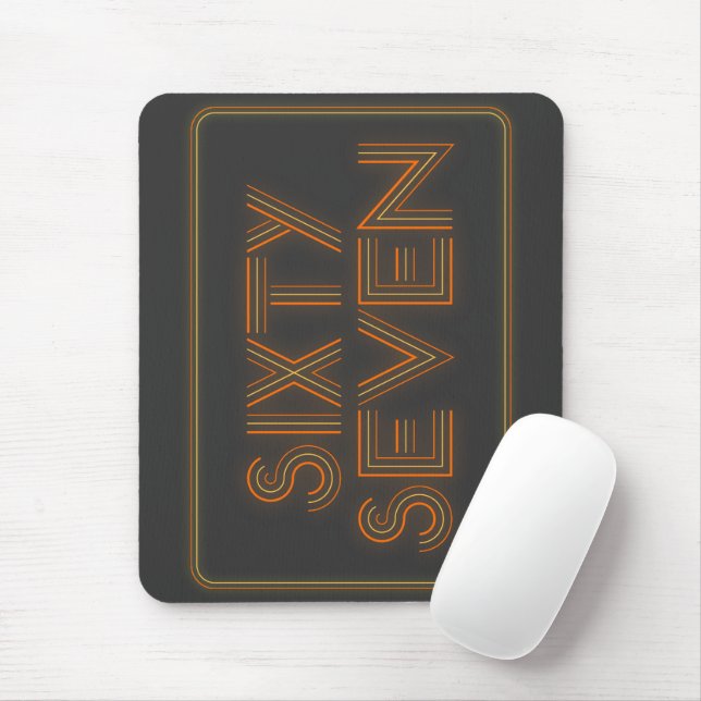 Mousepad Estilo Retro 67 (Com mouse)
