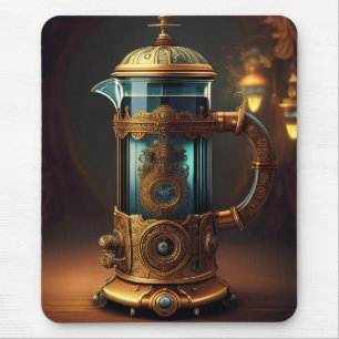 Mousepad Estilo Steampunk Imprensa Francesa