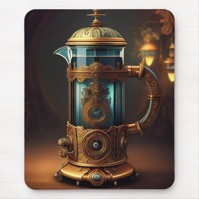 Mousepad Estilo Steampunk Imprensa Francesa (Frente)