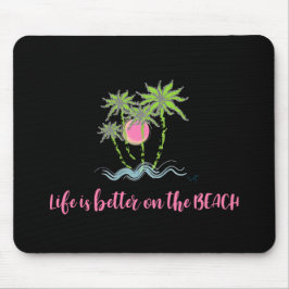 Mousepad Estilo tropical de praia Gráfico de verão