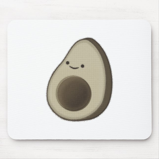 Mousepad Estilo Vintage Desenho Avocado (Frente)