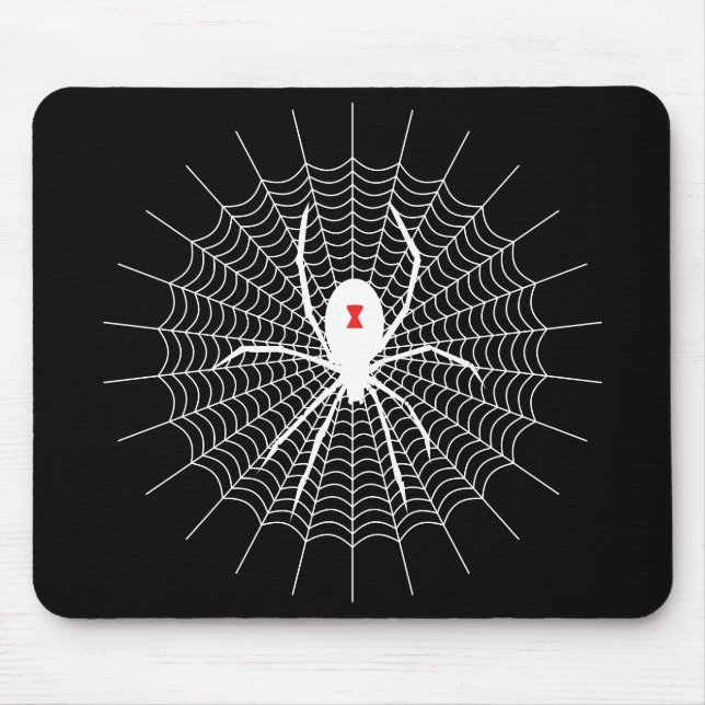 Mousepad Estilo Web Spider Com Viúva Preta (Frente)