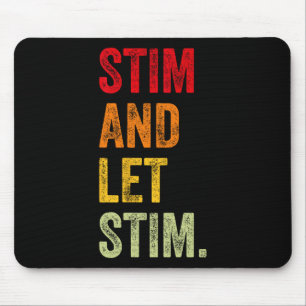 Mousepad Estimulação Divertida E Deixe Estimulação Mês de C