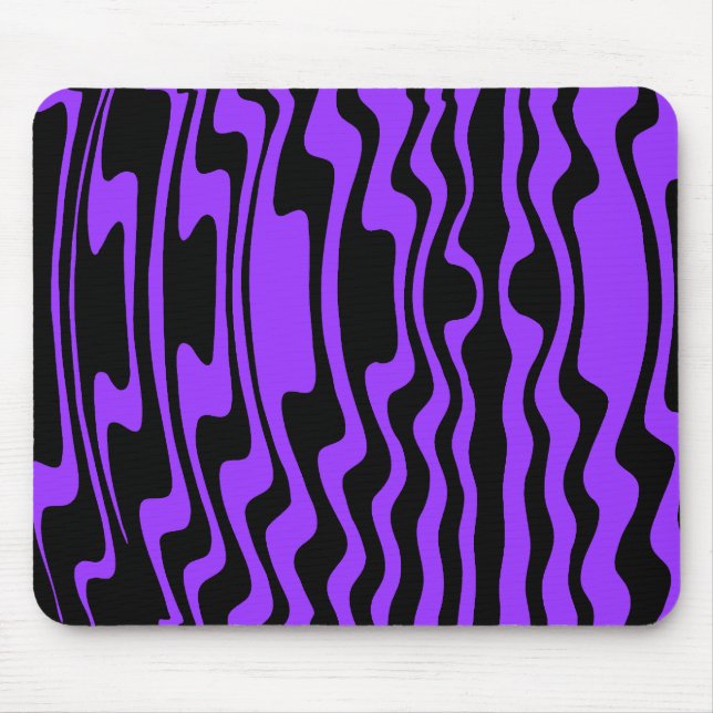 Mousepad Estirpe de Wavey - Preto e Roxo (Frente)