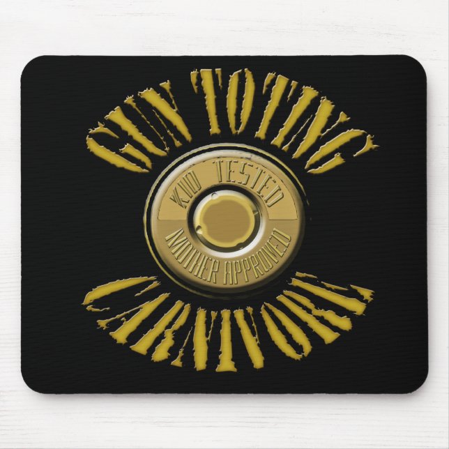 Mousepad Estojo de Cartucho Carnívoro Armado (Frente)