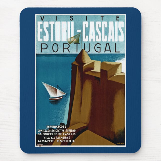 Mousepad Estoril - Cascais Portugal (Frente)