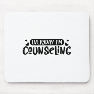 Mousepad Estou a aconselhar o Conselheiro de Saúde Mental.