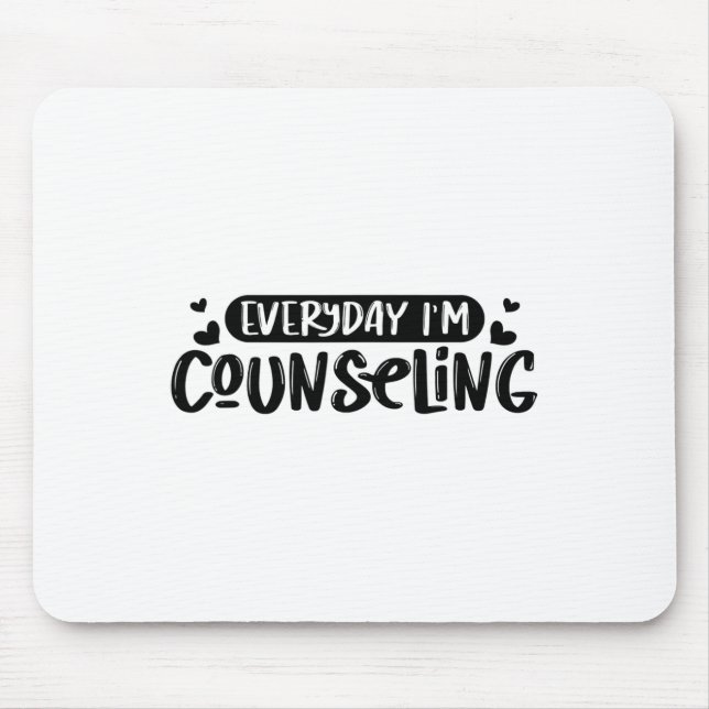 Mousepad Estou a aconselhar o Conselheiro de Saúde Mental. (Frente)