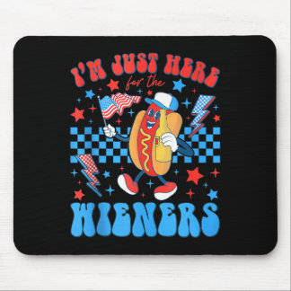 Mousepad Estou Aqui Apenas Para as Salsichas Engraçado 4 de