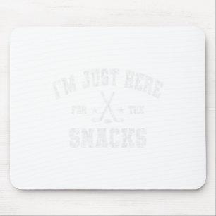 Mousepad Estou Aqui Apenas Para Os Lanches Hockey Irmã Pai