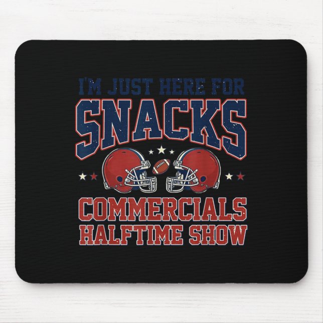 Mousepad Estou aqui para comerciais de lanches show de inte (Frente)
