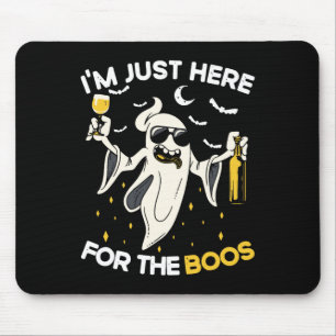 Mousepad Estou aqui para o amor de cerveja do Dia das Bruxa