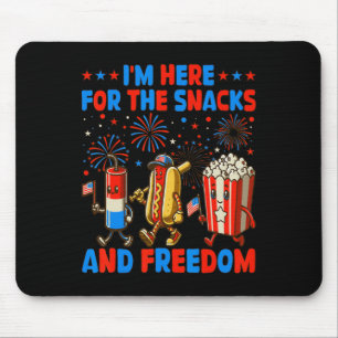Mousepad Estou aqui pelos aperitivos e pela liberdade 4 de
