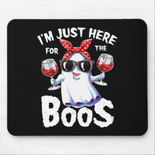 Mousepad Estou aqui só para as mulheres do Boos Halloween