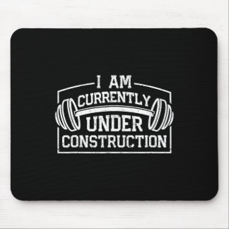 Mousepad Estou Atualmente Em Construção Engraçado Gym Worko