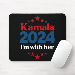 Mousepad Estou Com Ela Kamala Vote Para 2024 Presidente Kam