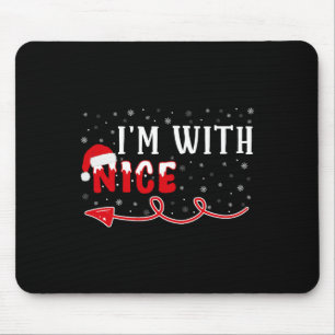 Mousepad Estou com uma bela fantasia de Casal de Natal