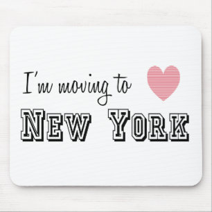 Mousepad Estou me mudando para Nova York