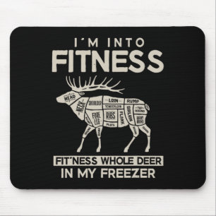 Mousepad Estou na Malhação de cervo na minha cabra gelada