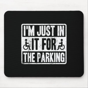 Mousepad Estou Nisso Só Pelo Estacionamento Camiseta Engraç