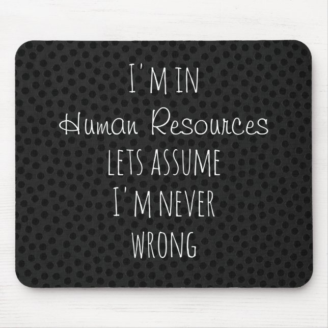 Mousepad Estou no Vamos de Recursos Humanos suponha que nun (Frente)