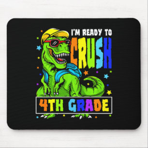 Mousepad Estou Pronto Para Detonar 4º Ano Dinossauro 1º Dia