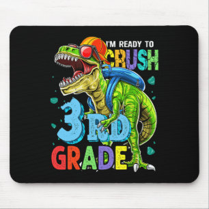 Mousepad Estou Pronto Para Detonar a 3ª Série Dinossauro Vo