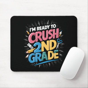 Mousepad Estou Pronto para Detonar o Retorno às Aulas da 2ª