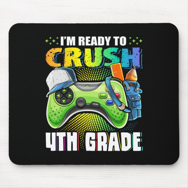 Mousepad Estou Pronto Para Detonar Vídeo de Volta às Aulas  (Frente)