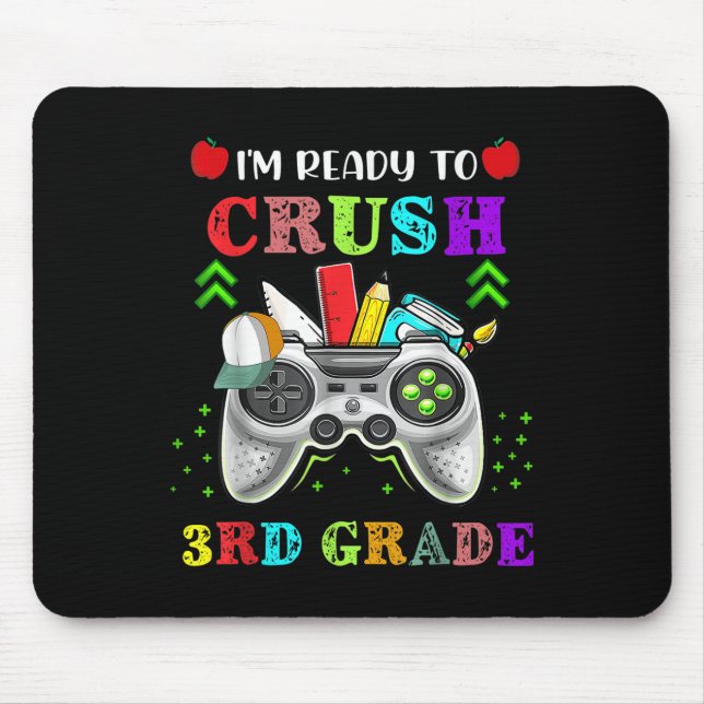 Mousepad Estou Pronto Para Detonar Vídeo de Volta às Aulas  (Frente)