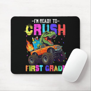 Mousepad Estou Pronto Para Dominar o Caminhão de Dinossauro
