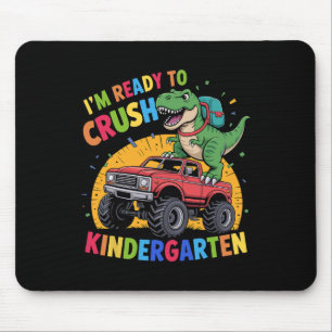 Mousepad Estou Pronto Para Dominar o Jardim de Infância Din