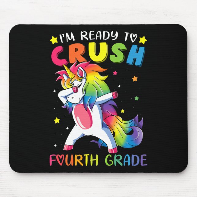 Mousepad Estou Pronto Para Dominar o Quarto Ano de Diversão (Frente)