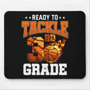 Mousepad Estou pronto para enfrentar o basquete do 3º ano d