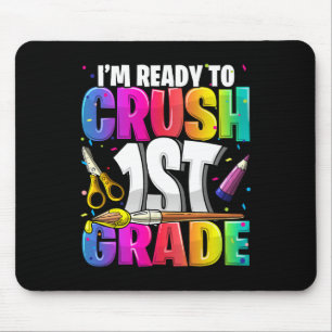 Mousepad Estou pronto para esmagar 1rua de volta à Escola A