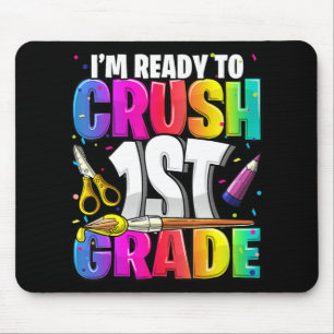Mousepad Estou pronto para esmagar 1rua de volta à Escola A