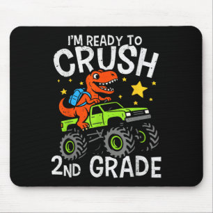Mousepad Estou Pronto Para Esmagar Caminhão Monstro Dinossa